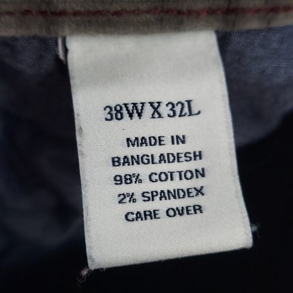 Jos. A Bank Pants Men's 38X32 Olive Corduroy Cotton Blend Tailored Fit Pockets - Picture 10 of 15